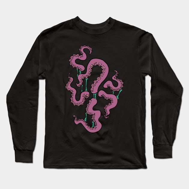 Tentacles Long Sleeve T-Shirt by jennaemcc